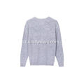 Pullover oversize lavorato a maglia da uomo con punto shaker e colore spray